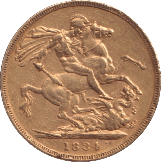 1884 GOLD SOVEREIGN ( EF ) MELBOURNE MINT - SOVEREIGN - Cambridgeshire Coins