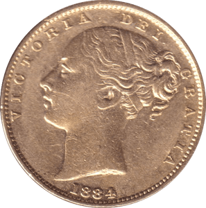 1884 GOLD SOVEREIGN ( EF ) - SOVEREIGN - Cambridgeshire Coins