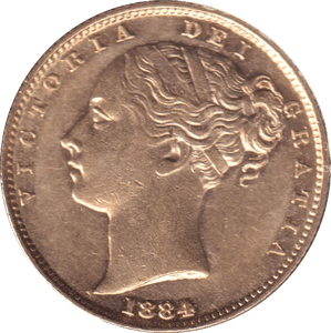 1884 GOLD SOVEREIGN ( EF ) - SOVEREIGN - Cambridgeshire Coins