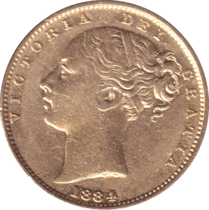 1884 GOLD SOVEREIGN ( EF ) - SOVEREIGN - Cambridgeshire Coins