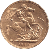 1884 GOLD SOVEREIGN ( EF ) - SOVEREIGN - Cambridgeshire Coins