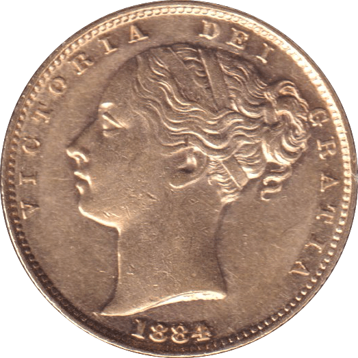 1884 GOLD SOVEREIGN ( EF ) - SOVEREIGN - Cambridgeshire Coins