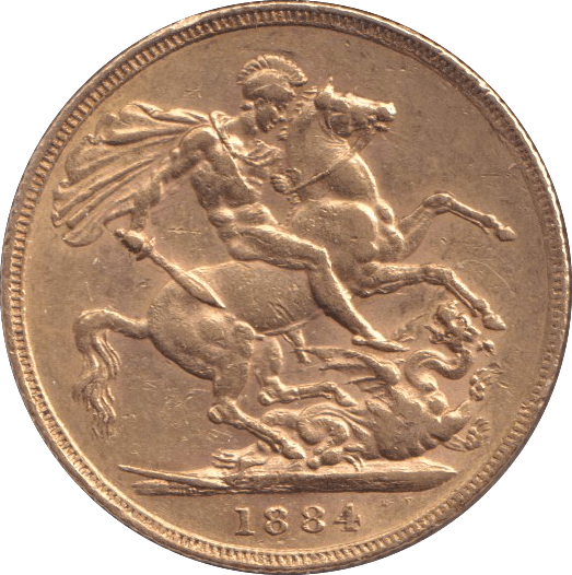 1884 GOLD SOVEREIGN ( EF ) - SOVEREIGN - Cambridgeshire Coins