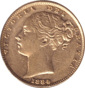 1884 GOLD SOVEREIGN ( EF ) SYDNEY MINT - SOVEREIGN - Cambridgeshire Coins