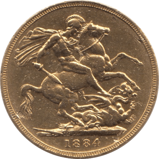 1884 GOLD SOVEREIGN ( GVF ) MELBOURNE MINT - SOVEREIGN - Cambridgeshire Coins