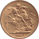 1884 GOLD SOVEREIGN ( GVF ) - SOVEREIGN - Cambridgeshire Coins