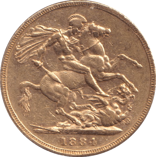 1884 GOLD SOVEREIGN ( GVF ) - SOVEREIGN - Cambridgeshire Coins