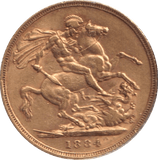 1884 GOLD SOVEREIGN ( GVF ) SYDNEY MINT - SOVEREIGN - Cambridgeshire Coins