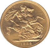 1884 GOLD SOVEREIGN MELBOURNE MINT ( AUNC ) - SOVEREIGN - Cambridgeshire Coins