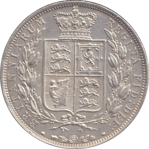 1884 HALFCROWN ( AUNC ) - HALFCROWN - Cambridgeshire Coins