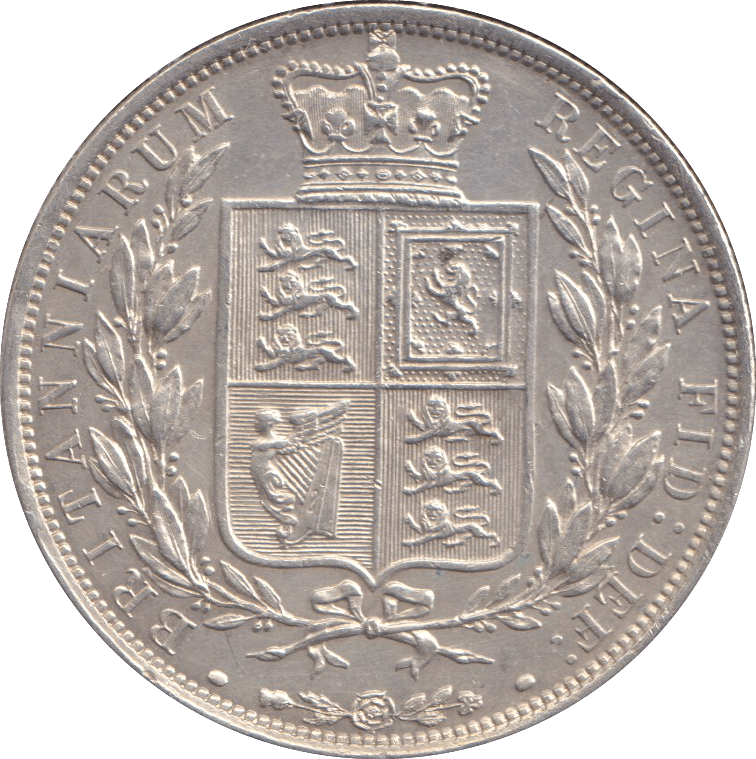 1884 HALFCROWN ( AUNC ) - HALFCROWN - Cambridgeshire Coins