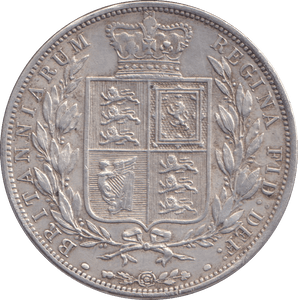 1884 HALFCROWN ( EF ) - HALFCROWN - Cambridgeshire Coins
