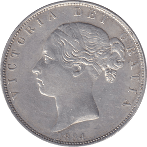1884 HALFCROWN ( EF ) - HALFCROWN - Cambridgeshire Coins