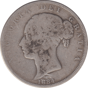 1884 HALFCROWN ( FAIR ) 1 - HALFCROWN - Cambridgeshire Coins