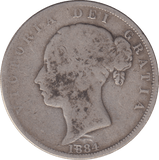 1884 HALFCROWN ( FAIR ) 1 - HALFCROWN - Cambridgeshire Coins