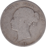 1884 HALFCROWN ( FAIR ) - HALFCROWN - Cambridgeshire Coins
