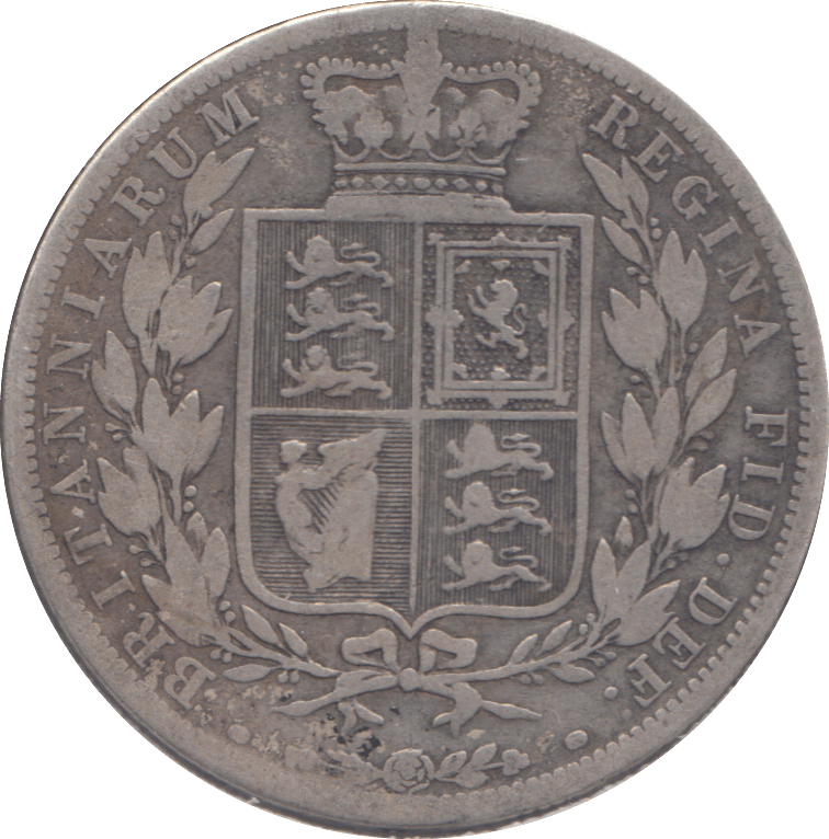 1884 HALFCROWN ( FINE ) - HALFCROWN - Cambridgeshire Coins