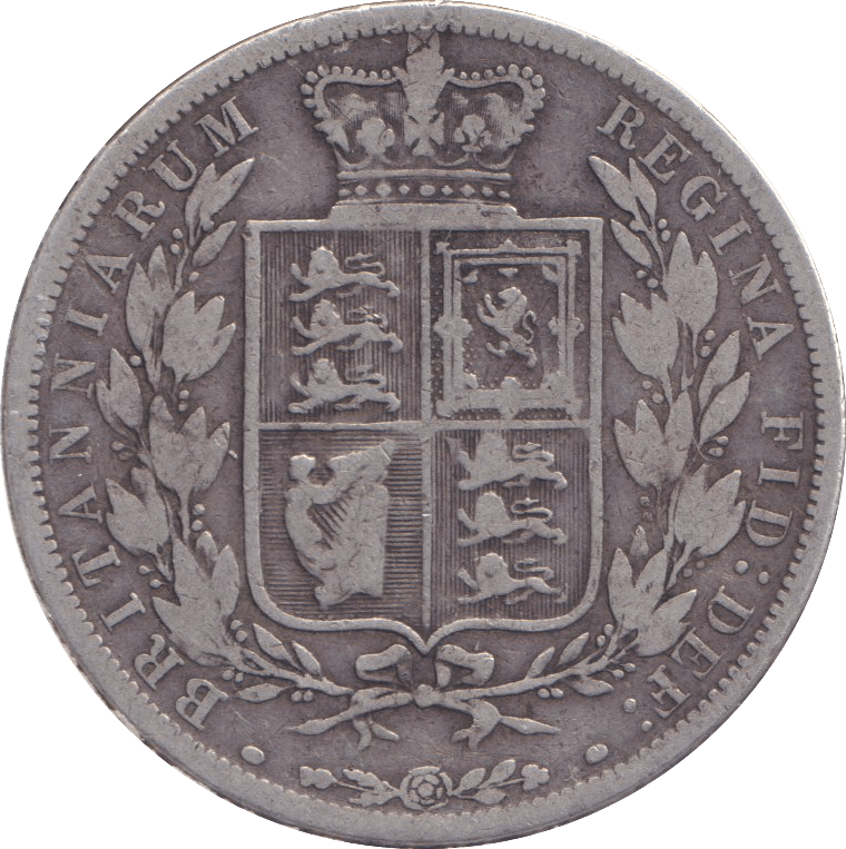 1884 HALFCROWN ( FINE ) - HALFCROWN - Cambridgeshire Coins