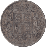 1884 HALFCROWN ( FINE ) - Halfcrown - Cambridgeshire Coins