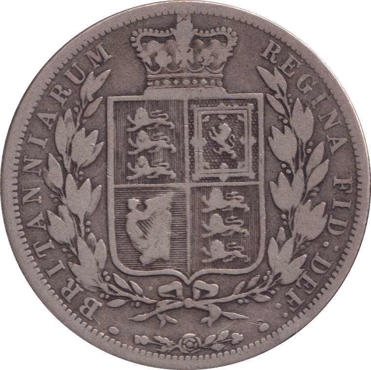 1884 HALFCROWN ( FINE ) - HALFCROWN - Cambridgeshire Coins