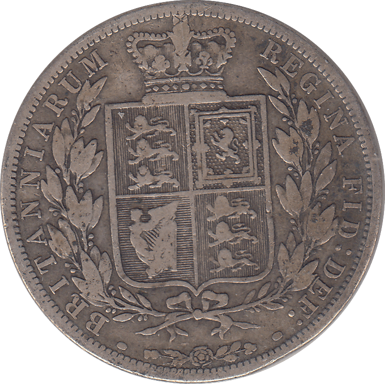 1884 HALFCROWN ( FINE ) - HALFCROWN - Cambridgeshire Coins