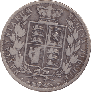 1884 HALFCROWN ( FINE ) - HALFCROWN - Cambridgeshire Coins
