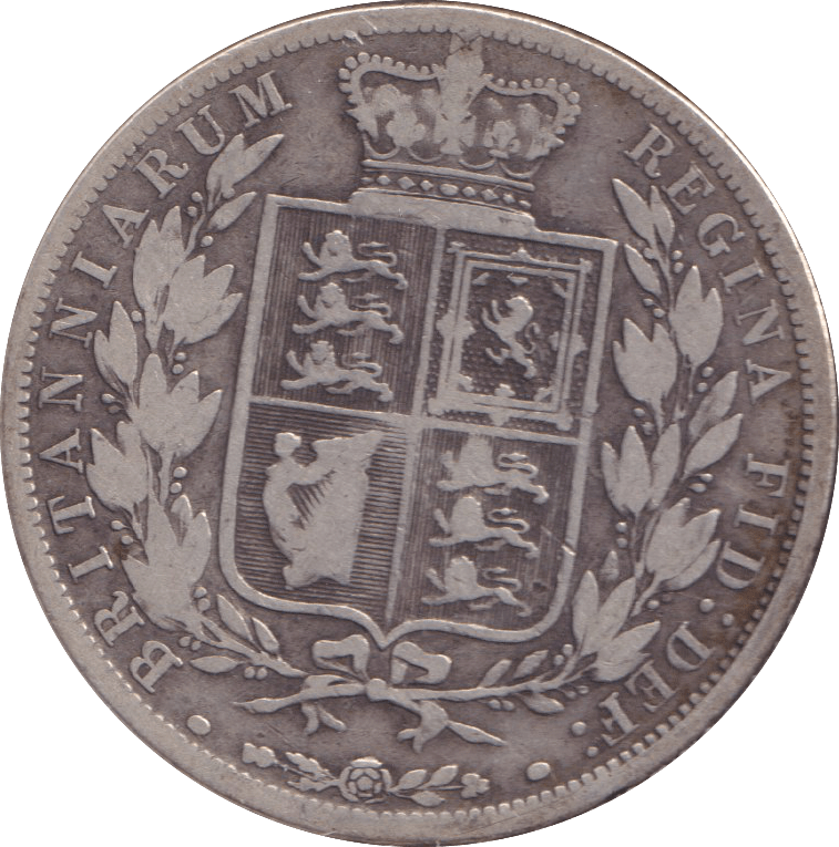 1884 HALFCROWN ( FINE ) - HALFCROWN - Cambridgeshire Coins