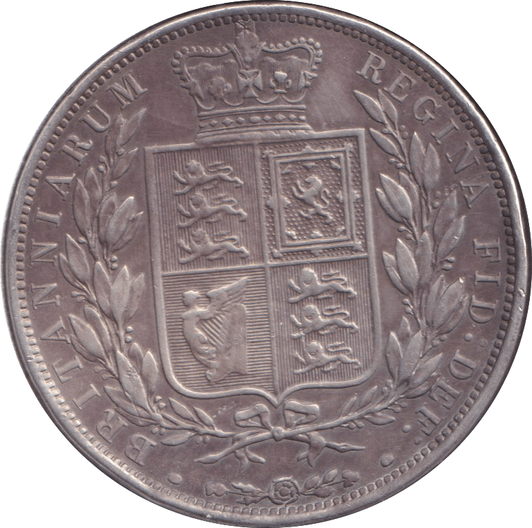 1884 HALFCROWN ( GVF ) - HALFCROWN - Cambridgeshire Coins