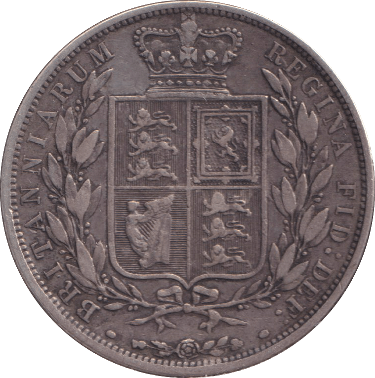 1884 HALFCROWN ( GVF ) - WORLD COINS - Cambridgeshire Coins