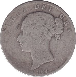 1884 HALFCROWN ( NF ) 3 - HALFCROWN - Cambridgeshire Coins