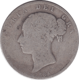 1884 HALFCROWN ( NF ) 3 - HALFCROWN - Cambridgeshire Coins