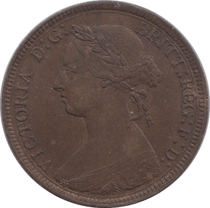 1884 HALFPENNY ( EF ) - Halfpenny - Cambridgeshire Coins
