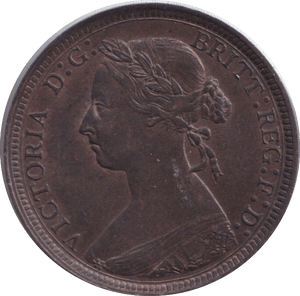1884 HALFPENNY ( UNC ) - HALFPENNY - Cambridgeshire Coins