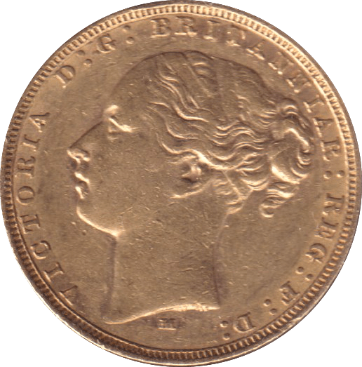 1884 M 1 GOLD SOVEREIGN ( GVF ) - SOVEREIGN - Cambridgeshire Coins