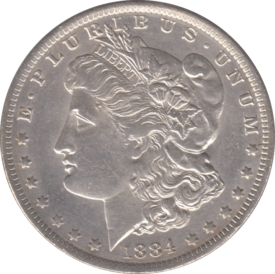 1884 MORGAN DOLLAR USA NEW ORLEANS MINT - SILVER WORLD COINS - Cambridgeshire Coins