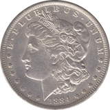 1884 MORGAN DOLLAR USA NEW ORLEANS MINT - SILVER WORLD COINS - Cambridgeshire Coins