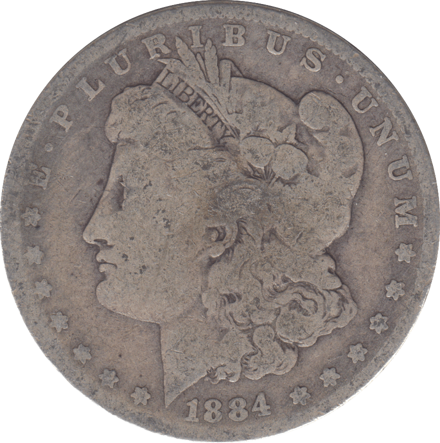 1884 MORGAN DOLLAR USA - WORLD COINS - Cambridgeshire Coins