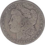 1884 MORGAN DOLLAR USA - WORLD COINS - Cambridgeshire Coins