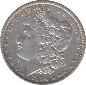 1884 ONE DOLLAR USA - WORLD COINS - Cambridgeshire Coins