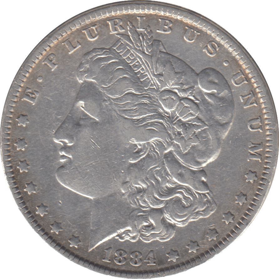 1884 ONE DOLLAR USA - WORLD COINS - Cambridgeshire Coins