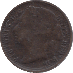 1884 ONE THIRD FARTHING ( VF ) - ONE THIRD FARTHING - Cambridgeshire Coins