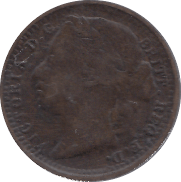 1884 ONE THIRD FARTHING ( VF ) - ONE THIRD FARTHING - Cambridgeshire Coins