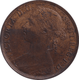 1884 PENNY ( AUNC ) - PENNY - Cambridgeshire Coins