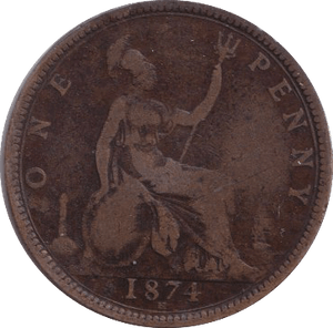 1884 PENNY ( FINE ) - PENNY - Cambridgeshire Coins