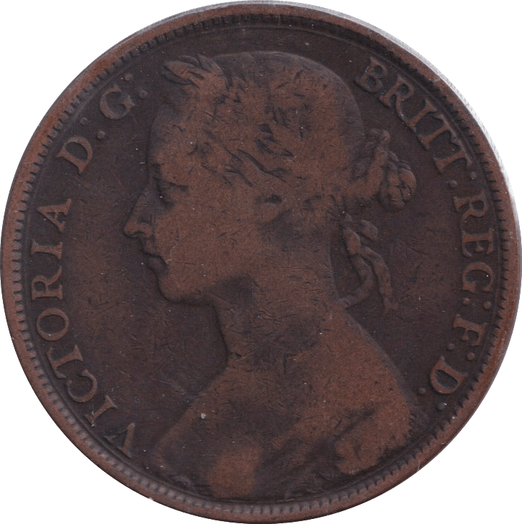 1884 PENNY ( FINE ) - PENNY - Cambridgeshire Coins