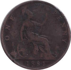 1884 PENNY ( FINE ) - PENNY - Cambridgeshire Coins