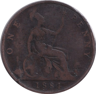 1884 PENNY ( FINE ) - PENNY - Cambridgeshire Coins