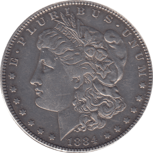 1884 PHILADELPHIA MORGAN DOLLAR - WORLD COINS - Cambridgeshire Coins