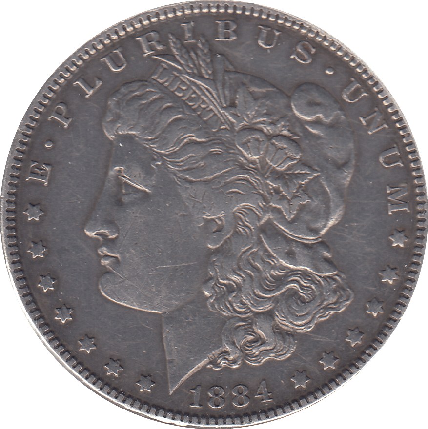 1884 PHILADELPHIA MORGAN DOLLAR - WORLD COINS - Cambridgeshire Coins