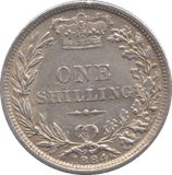 1884 SHILLING ( EF ) - SHILLING - Cambridgeshire Coins